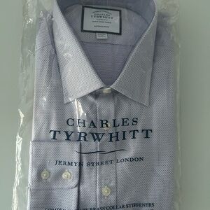 Charles Tyrwhitt Men's Lilac Extra Slim Fit Dress Shirt